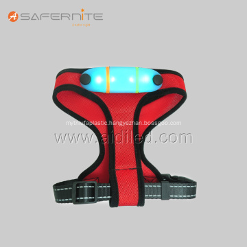 Flashing Led Pet Harness Led Dog Mesh Vest